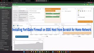 Installing FortiGate Firewall on ESXi Host from Scratch for Home Network [upl. by Obediah]