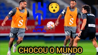 😯EITA OLHA O QUE NEYMAR FEZ HOJE NO SEU SEGUNDO TREINO NO AL HILAL APÓS 6 MESES SEM TREINAR [upl. by Yrelle]