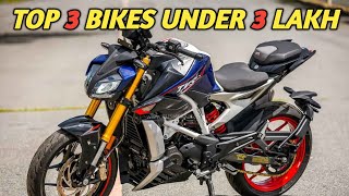 TOP 3 Bikes Under 3 Lakh With 300CC Engine [upl. by Atinaej]