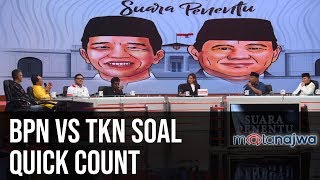 Suara Penentu BPN vs TKN Soal Quick Count Part 5  Mata Najwa [upl. by Reimer]