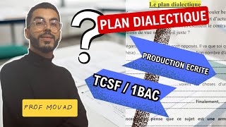 1BAC BAC Libre Le plan dialectique منهجية رائعة ومضمونة Production écrite [upl. by Nairb]