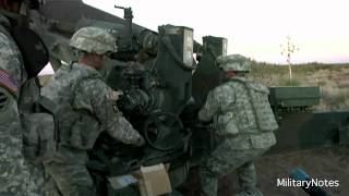 M198 155mm Howitzer Live Fire [upl. by Itsirc617]