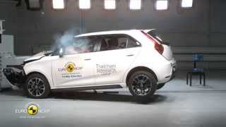 Euro NCAP Crash Test of MG3 2014 [upl. by Bobina]