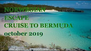 Norwegian Escape cruise to Bermuda October 2019 [upl. by Dorcas]