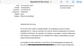 OvJ Masselink gaf opdracht aan Katwijkse politie om medische controle bij Huig Plug uit te voeren [upl. by Mandle787]