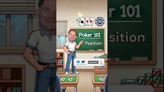 Poker 101 Ep 2 Positions poker shorts learnpoker [upl. by Kcirderfla250]