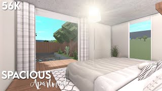 56k NoGamepass Spacious Apartment  Bloxburg ROBLOX speedbuild [upl. by Haim563]