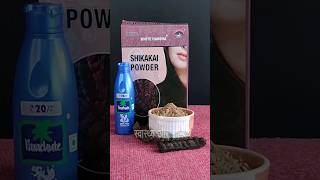 I apply Shikakai Powder with Nariyal Tel for my extreme hair growth shorts haircare hairgrowth [upl. by Fleming]