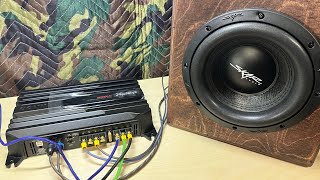 Sony XMN502 on a single 8” subwoofer [upl. by Remo]