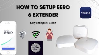 Eero 6 Setup Full tutorial  Eero 6 extender installing and configuration [upl. by Dupuis]