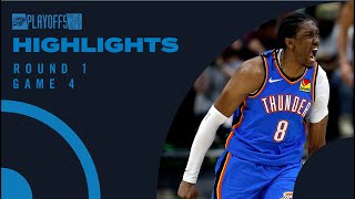 OKC Thunder at New Orleans Pelicans  Round 1 Game 4 Highlights  NBA Playoffs  April 29 2024 [upl. by Domenech223]