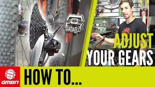 How To Adjust  Index Your Gears – Mountain Bike Maintenance Tips [upl. by Atener383]