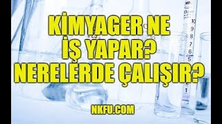 Kimya Bölümü Mezunu Kimyager Ne İş Yapar Nerelerde Çalışır [upl. by Ennayd]