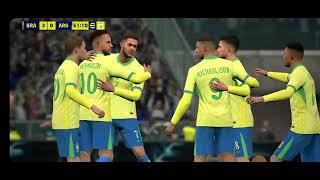 efootball 2024 Brasil X Argentina [upl. by Sgninnej]