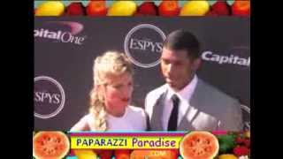 Seattle Seahawks RUSSELL WILSON brings wife ASHTON to ESPY Awards [upl. by Ennagem]