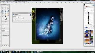 GIMP Tutorial Channel Design  Kanal Hintergrund erstellen [upl. by Nebur]