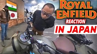 ROYAL ENFIELD reaction in JAPAN II Indian in Japan II [upl. by Adarbil]