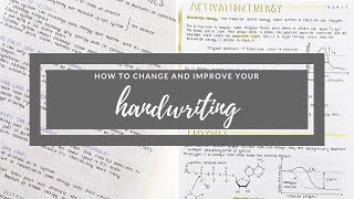 How to change and improve your handwriting  studytee [upl. by Safir170]