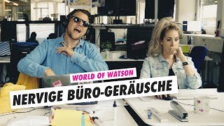 AAAHHHH Die 10 wohl nervigsten Geräusche die du im Büro zu hören bekommst [upl. by Euqor649]