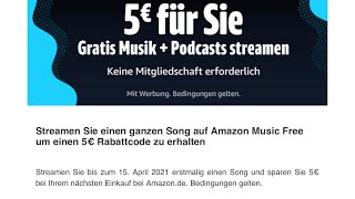 5 Euro Amazon Gutschein für 30￼ Sekunden 🤯 [upl. by Dyan]