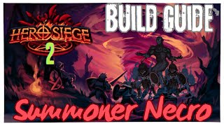 Summon Necro Build Guide  Hero Siege 2 Season 4 [upl. by Durham]