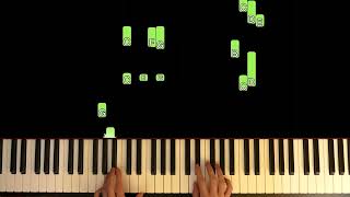 How to play The Entertainer by Scott Joplin on the Piano easy tutorial [upl. by Nolyd718]