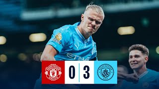 HIGHLIGHTS Manchester United 03 Manchester City  Haaland 2 and Foden Goals [upl. by Karp]