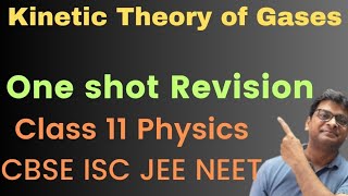 Kinetic Theory of GasesOne Shot Revision Class 11 Physics CBSE ISC JEE NEET [upl. by Bette]