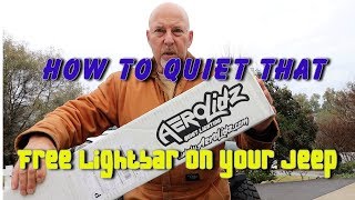 How to silence your light bar on The Jeep Wrangler JK [upl. by Analad]