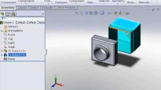 SolidWorks Tutorial Learn SolidWorks Lesson2 Assembly [upl. by Eixel]