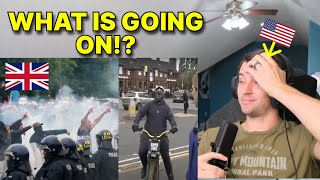 American reacts to THE UK RIOTS [upl. by Gert]