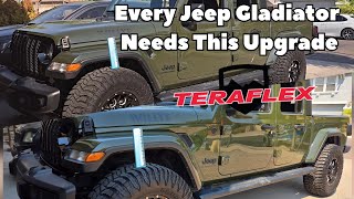 TERAFLEX LEVELING KIT INSTALL JEEP GLADIATOR [upl. by Ilram]