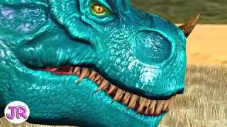 T  Rex  Dinosaurs Battle  EP1  By JR Kids World [upl. by Downey]