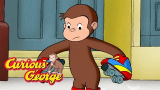 George Learns to Rollerskate 🐵 Curious George 🐵 Kids Cartoon 🐵 Kids Movies [upl. by Burnett]