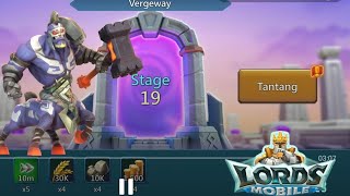 lords mobile game vergeway chapter 19 ll gamerboy80 games viralvideo [upl. by Lemaceon]