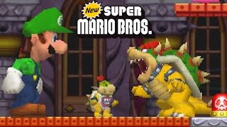 New Super Mario Bros DS  Full Game Walkthrough [upl. by Naahsar202]