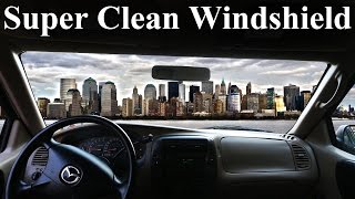 How to Super Clean the INSIDE of Your Windshield No Streaks [upl. by Clemence]