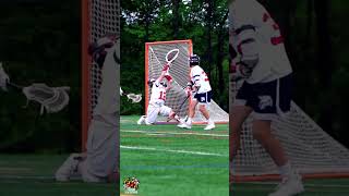 Jackson Parfitt assist to Turner Sadowski Crabs 2031 crabslacrosse lacrosse [upl. by Peg679]