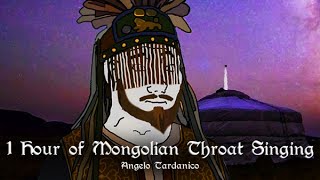 1 Hour of Mongolian Throat Singing to connect with Tengri [upl. by Novehc]