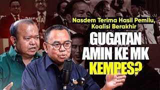 NASDEM TERIMA HASIL PEMILU KOALISI BERAKHIR GUGATAN AMIN KE MK KEMPES [upl. by Adlez]