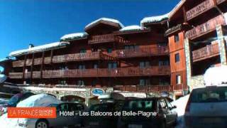 BELLE PLAGNE HOTEL LES BALCONS [upl. by Aytnahs653]