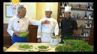 Genova Gourmet Zeffirino video ricetta quotpesto genovesequot [upl. by Ayaladnot]