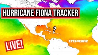 LIVE  Hurricane Fiona Tracker warning for Turks and Caicos Bahamas [upl. by Baldwin]