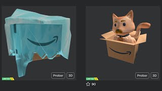 CONSIGUE CAJA CONGELADA y GATO EN LA CAJA GRATIS en ROBLOX  NUEVAS CAJAS DE AMAZON GRATIS [upl. by Perren]