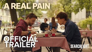 A REAL PAIN  Official Trailer  Searchlight Pictures [upl. by Etnomed]