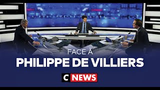 Face à Philippe de Villiers  14 juin 2024 CNews [upl. by Yggep]