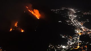 Incêndio de grandes proporções atinge montanhas em Nova Friburgo  portalmultiplixcom [upl. by Claudia]