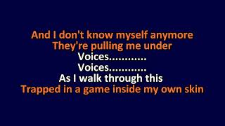 Motionless in White  Voices  Karaoke Instrumental Lyrics  ObsKure [upl. by Lorinda164]