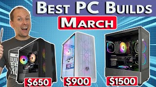 🔥 1440P Gaming is Cheap 🔥 650 amp 900 1440p Build 1500 4K  Best PC Build 2024 March [upl. by Dahs]