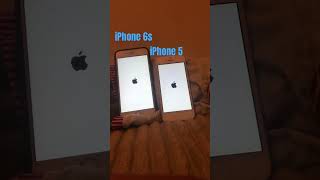 iPhone 6s vs iPhone 5 boot test [upl. by Saba576]